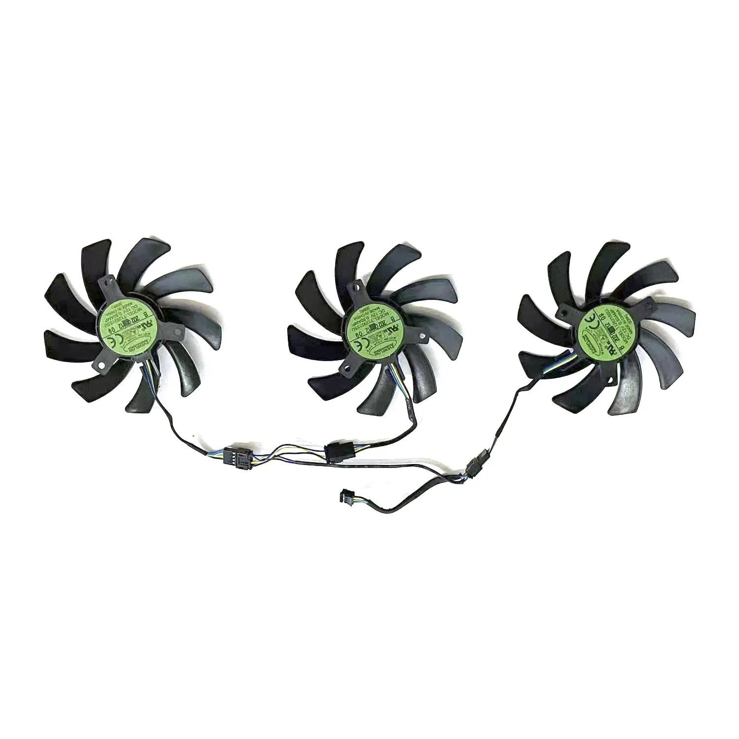 الأصلي والجديد 4PIN 85 مللي متر T129215SU تيار مستمر 12 فولت 0.5A RX6700XT GPU مروحة ل XFX RX 6700 X Speedster SWFT بطاقة الرسومات مروحة التبريد #6