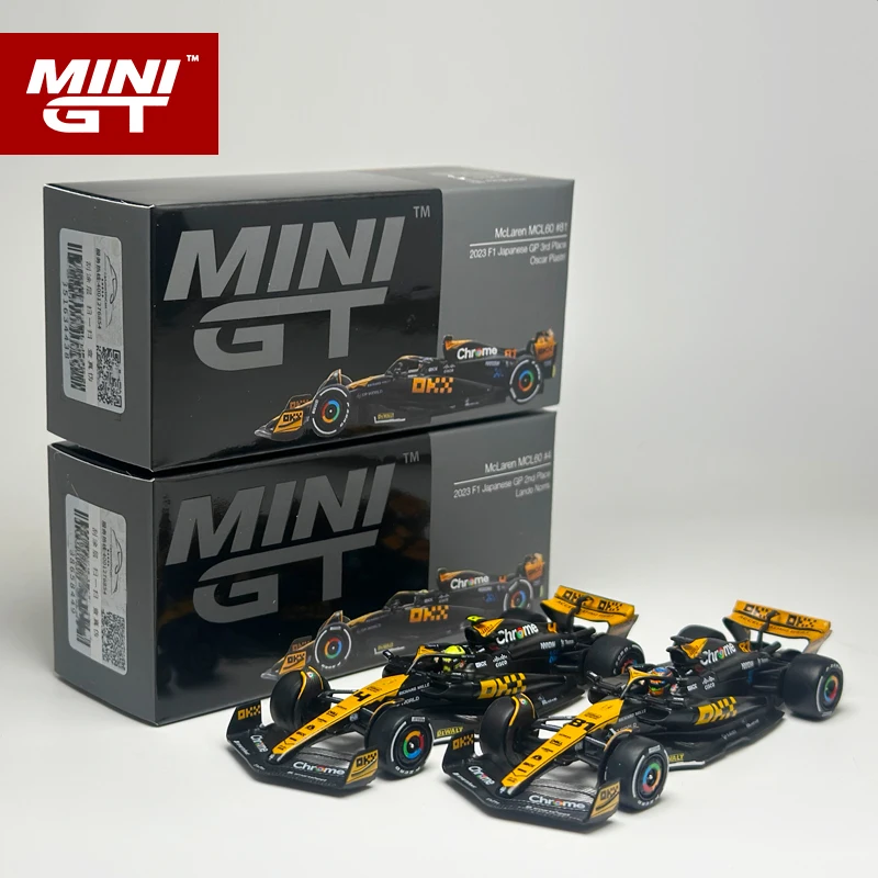 МИНИГТ-1-64-mclaren-mcl60-4-Ландо-Норрис-81-oscar-piastri-2023-Гоночный-автомобиль-f1-легкосплавная-модель-767-768