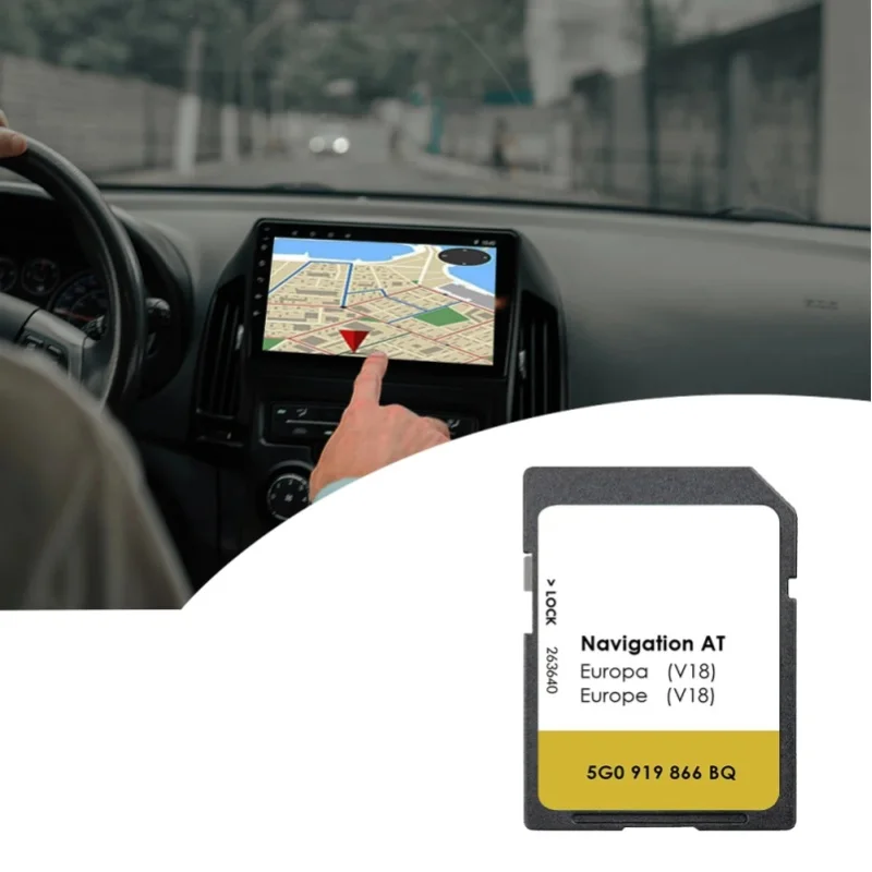 Discover Media MIB1 AT V18 SD-Karte GPS-Navigationsgerät für VW Golf Polo CC Passat Tiguan Sharan Scirocco Auto Europa-Karten Navigation