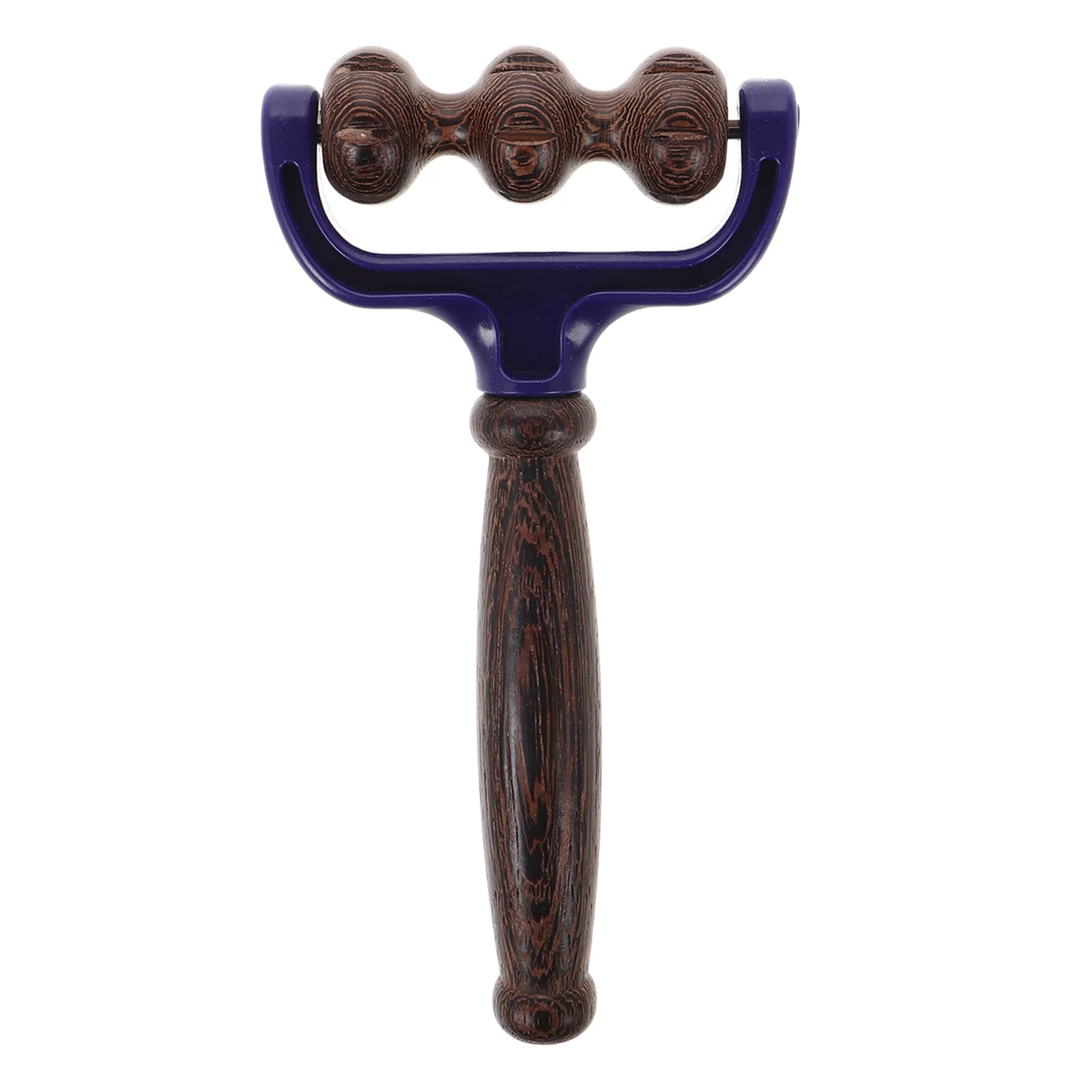 

Solid Wood Massage Roller Ergonomic Deep Tissue Handheld Back Massager For Muscle Relief Neck Foot Calf Arm Therapy Tool Wood