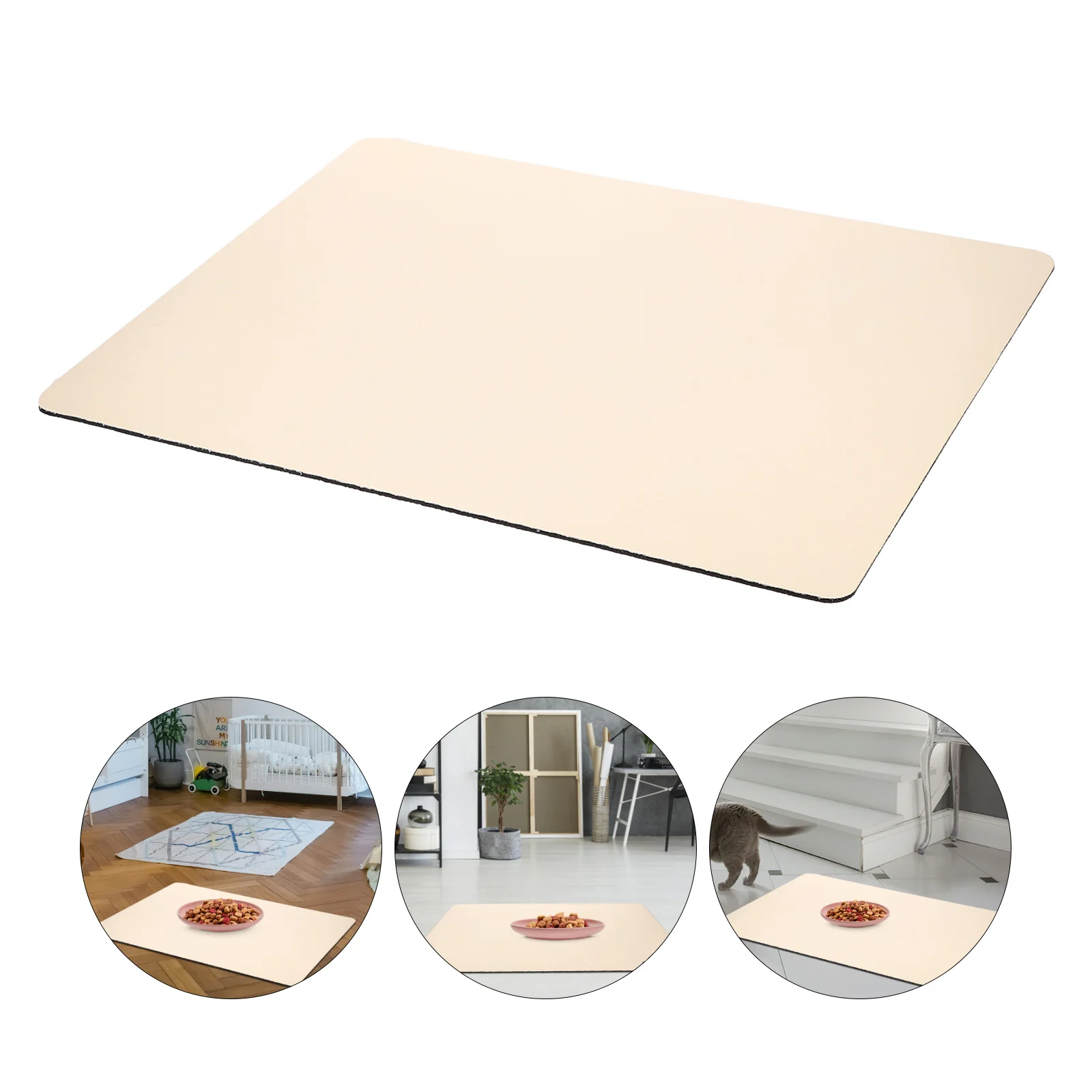 

Durable Pet Feeding Mat Super Absorbent Quick Drying Longtime Use No Stains Home Supplies Pet Feeding Mat Dog Food Cushion