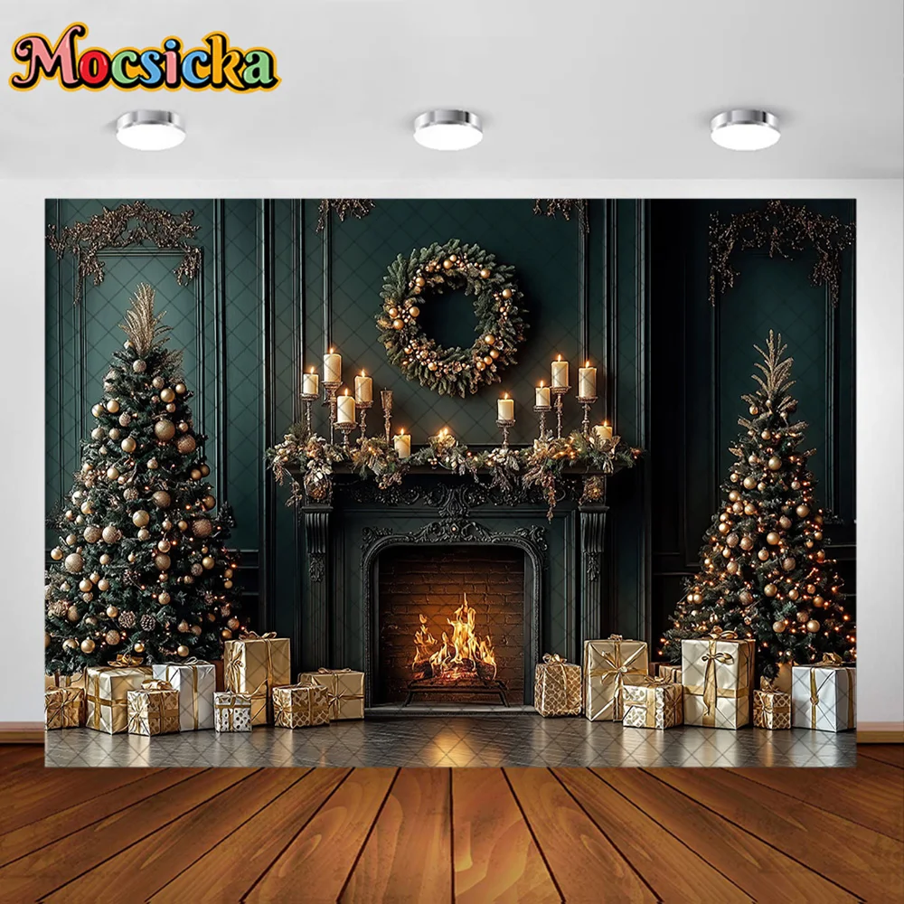 Mocsicka التصوير خلفية الموقد ويندوز غرفة الديكور الأسرة عيد الميلاد عطلة صورة خلفيات الصور للصور