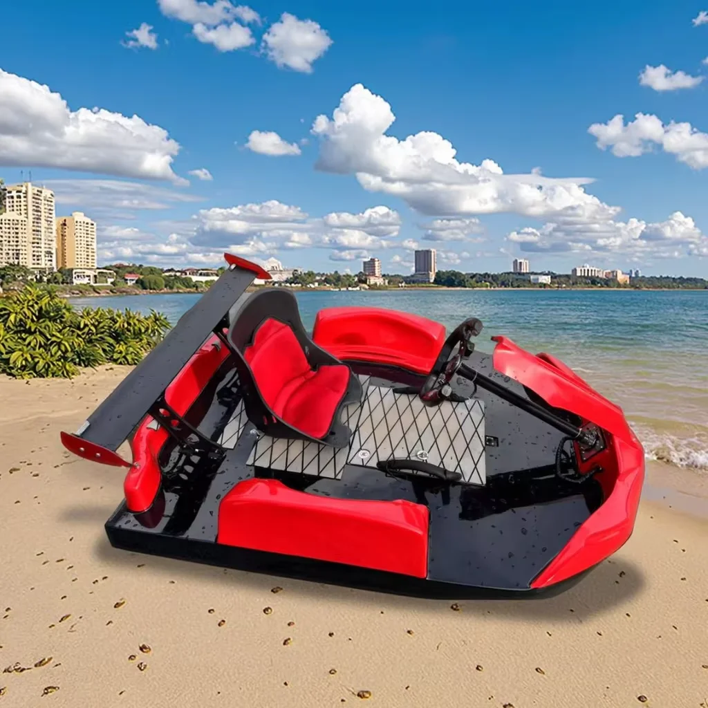Luxury One-Seater Electric Water Jet Ski Go-Kart Fashionable FRP-Boat Wave Surfing Features For Water Fishing