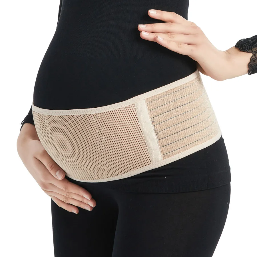 Maternity Women\'s Belly Band, Adjustable Pregnancy Belly Back Support Band For Abdomen, Pelvic, Waist, & Back Pain