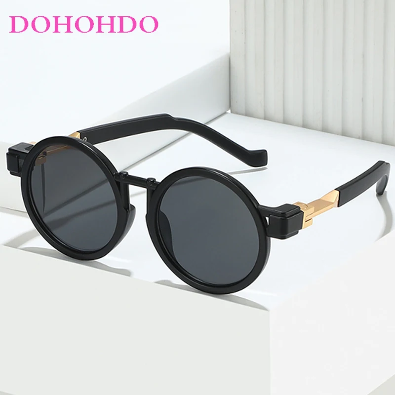 

Vintage Round Frame Sunglasses Women Men New Fashion Brand Designer Outdoor Sun Glasses Summer Traveling Driving Eyewear UV400
