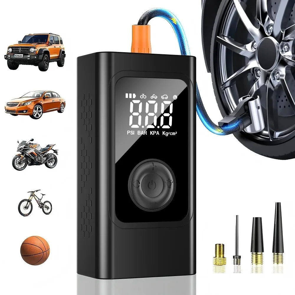 

YINGBOOST Portable Car Tire Inflator Electric Air Compressor 150PSI Quick Fill Air Pump for Car Motorcycle Bicycle Tires Balls
