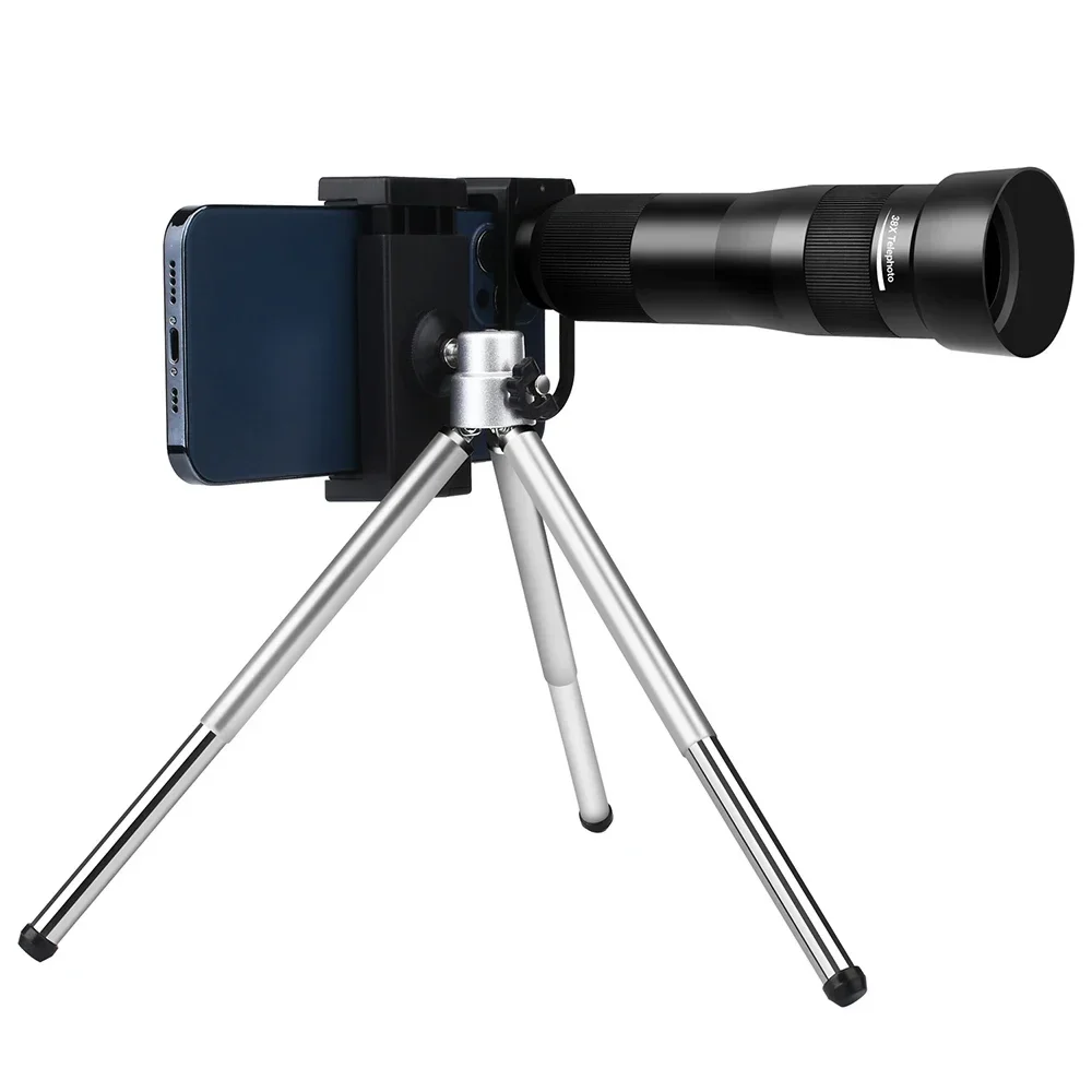 38X Telephoto Lens Outdoor Magnifier Mobile Phone Telescope Phone Lens With Clip