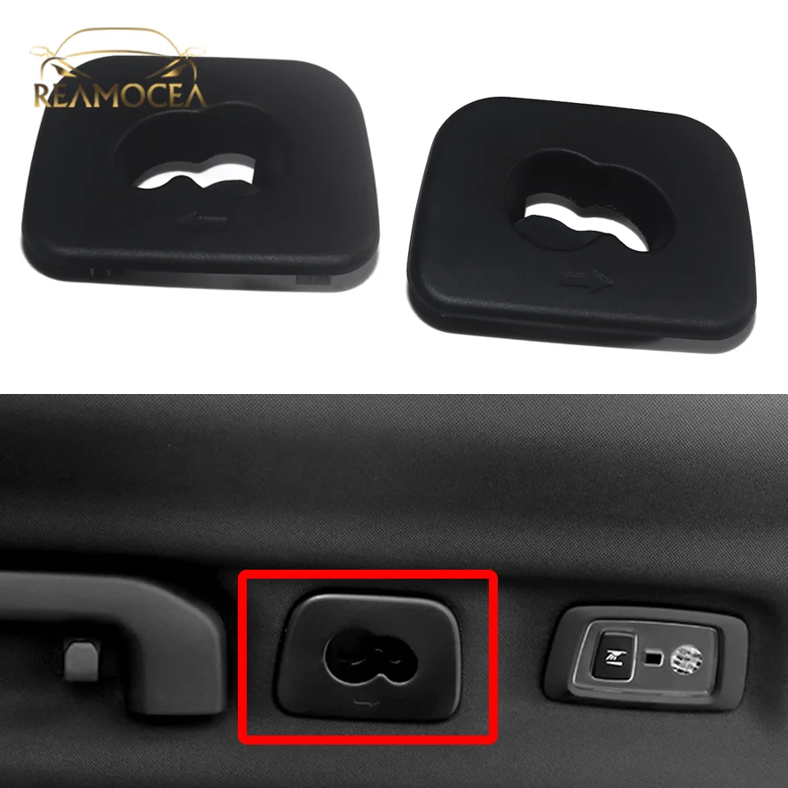 Reamocea 2Pcs Car Hanger Rear Row Hook Clip Base Cover 31672282/31672283 31672280/31672281 For Volvo XC40 XC60 XC90 S90 V90