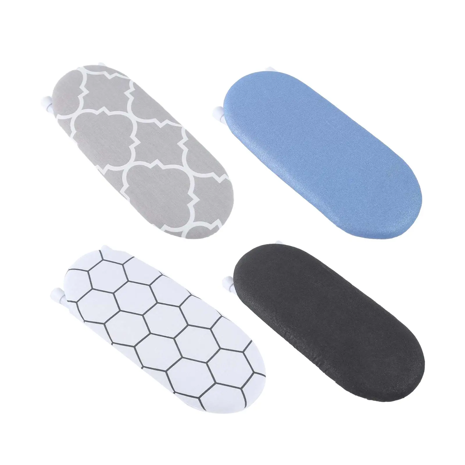 Portable Foldable Ironing Table Steel Tabletop Mini Board Resistant Cover for Laundry Room Spaces
