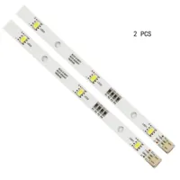 2PCS led strip for refrigerator MDDZ-162A A04 1629348 for RONSHEN for HISENSE Refrigerator  DC12V White natural light