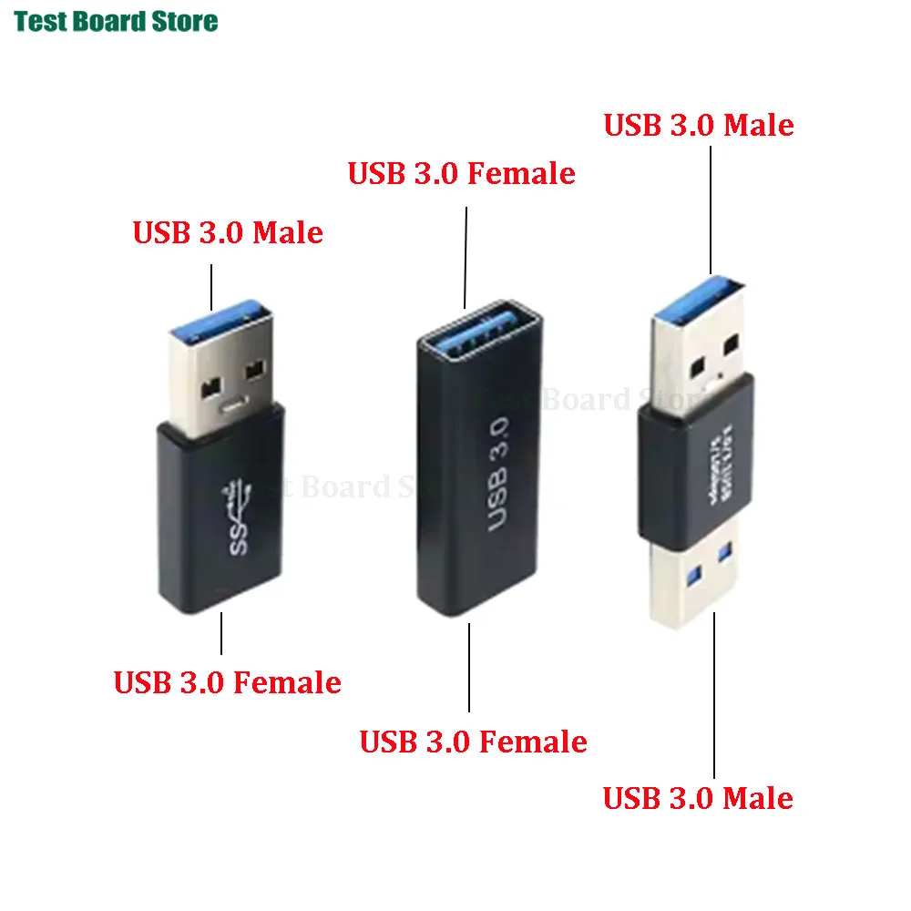 3-types USB 3.0-adapter Man-vrouw Vrouw-vrouw Man-vrouw Converter Koppeling Wisselaar Connector Duurzaam voor pc-laptop
