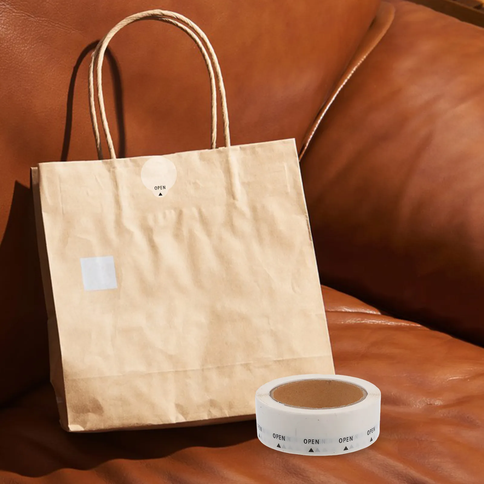 

1000 Pcs Circle Stickers Envelope Labels Custom Easy-to-peel Sealing Clear Mailing Protectors