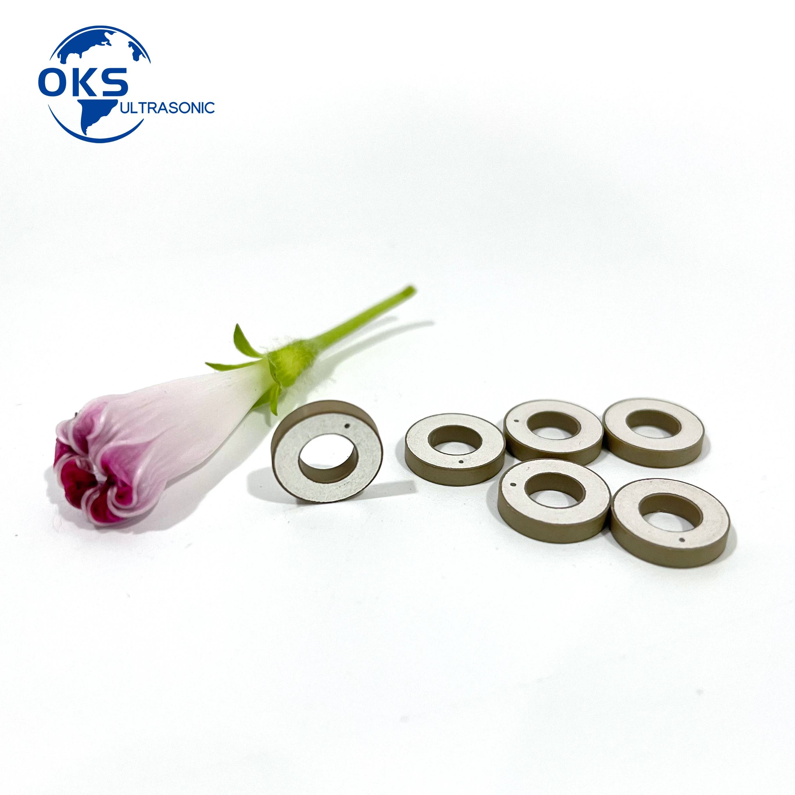 50PCS/Lot 12 x 4.5 x 2 mm  P8  Ring  Piezoelectric Ceramic