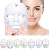 7 Colors Photon Facial LED Mask Red Light Therapy Anti Aging Face Neck Beauty Mask Relaxation Treatment Anti-Wrinkle Skin Care