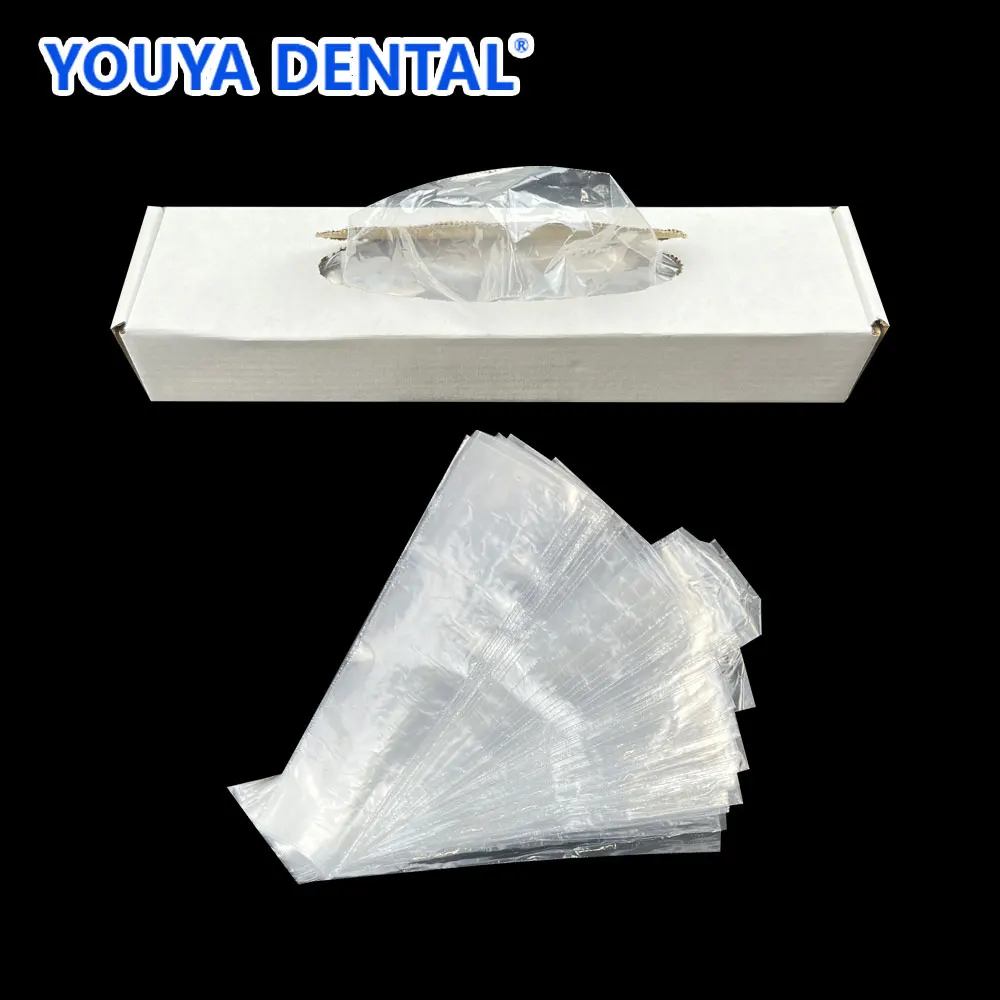 

500Pcs/Box Dental X-Ray Sleeves Cover Disposable X-Ray Sensor Protective Film Protect Transparent Sleeve Dentista Accesorios