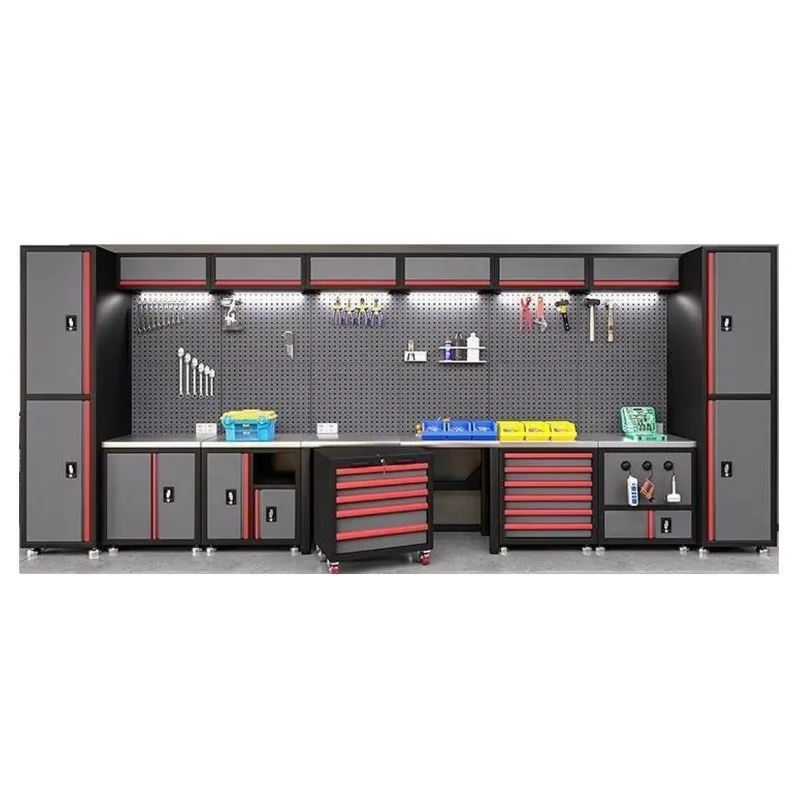 Workshop Tool Heavy Steel Luxury Cabinet Cold Rolled Steel Heavy Load 1 Set Car Repair Garage Workshop 3 Years Acceptable