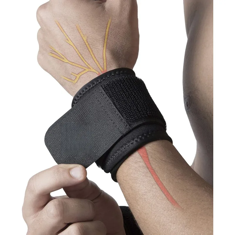 

Wrist compression bands and wrist bracesExerciseWrist supportFitness, weight lifting, tendonitis, pain relief