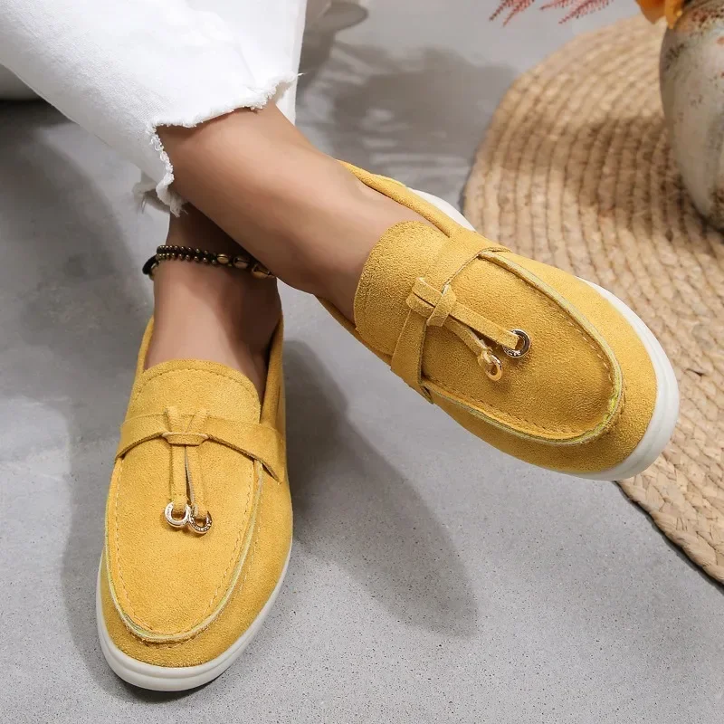 Autumn New Fashion Single Shoes All Match Flat Comfortable Loafers Casual Shoes Women Zapatos De Mujer