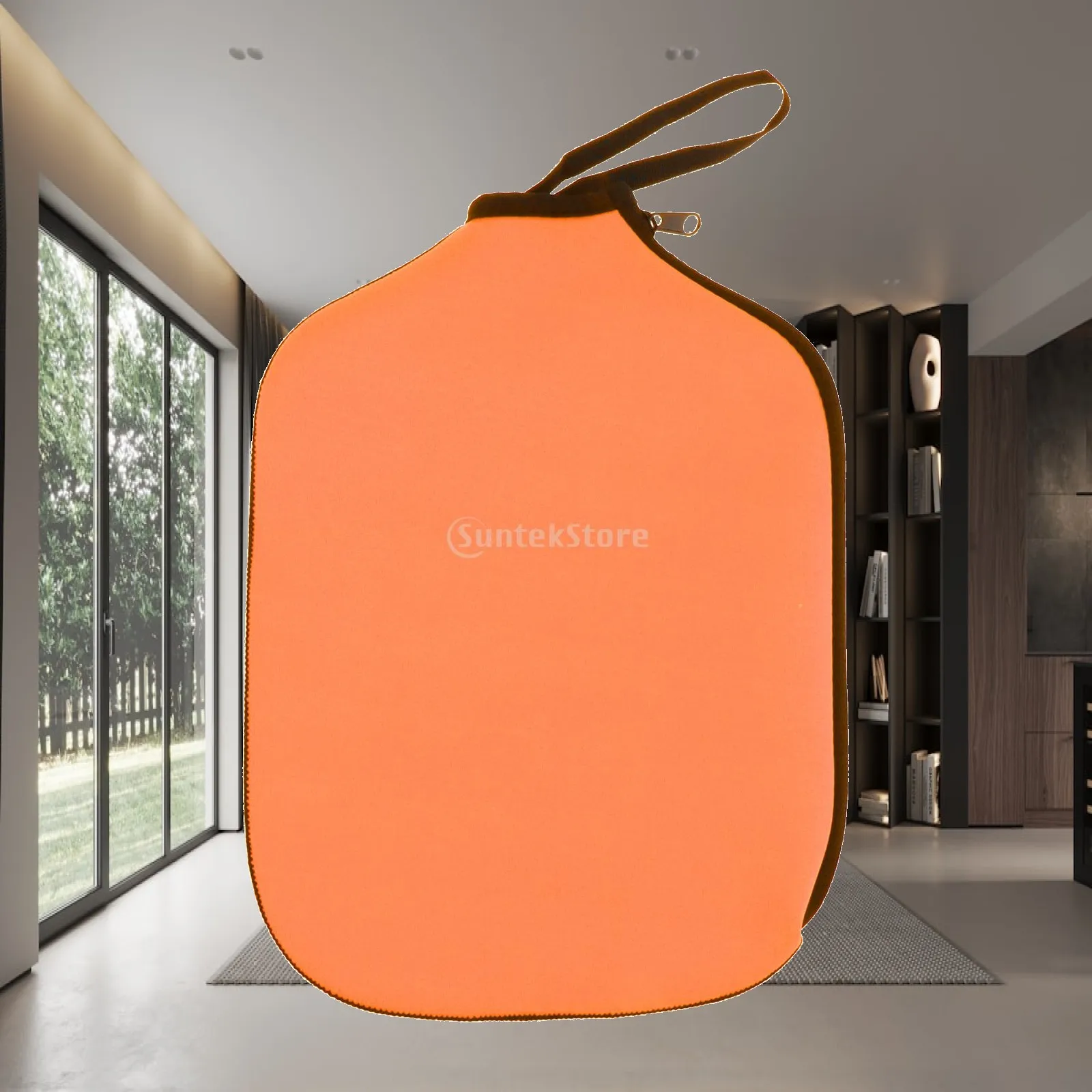 Neoprene Racket Protection Case Dustproof Pickleball Paddle Cover Zipper Sleeve for Training Accessories