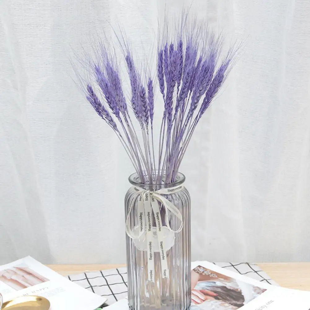 Dried Flower 10 Colors Real Looking Creative Pampas Oat Grass Dried Flower Decor Artificial Flower Decor Decorative