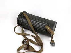 GERMAN GAS MASK CANISTER CONTAINER AND STRAP REPLICA