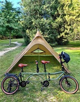 16Inch Tandem Riding Quad Folding Bicycle/Four Folding Bike/Parent-Child Scenic Bike Ride