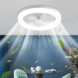 Ventilador de techo silencioso para habitación de niños, luz colgante LED E27 para dormitorio, estudio, restaurante, ahorro de energía para el hogar, nuevo