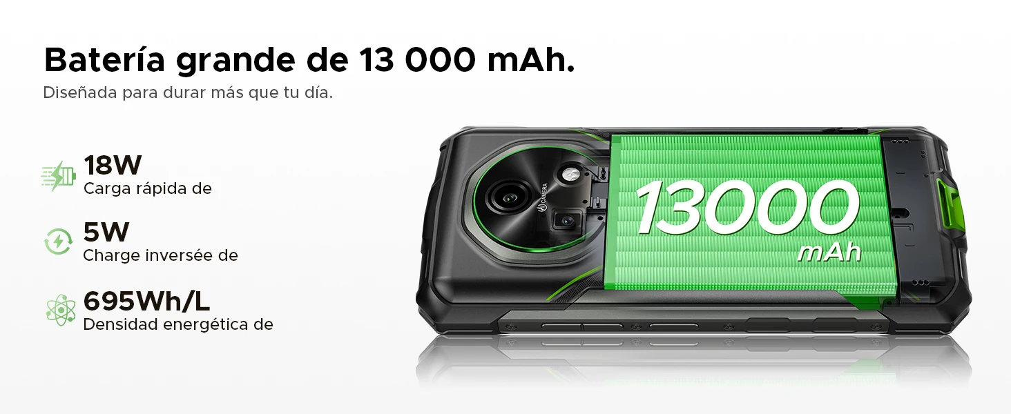 DOOGEE Fire 5 Pro Gemini Ai Rugged Phone 13000mAh Battery Helio G81 24GB RAM (4+20) 128GB ROM 6.6" 90Hz Global Version Smartphones