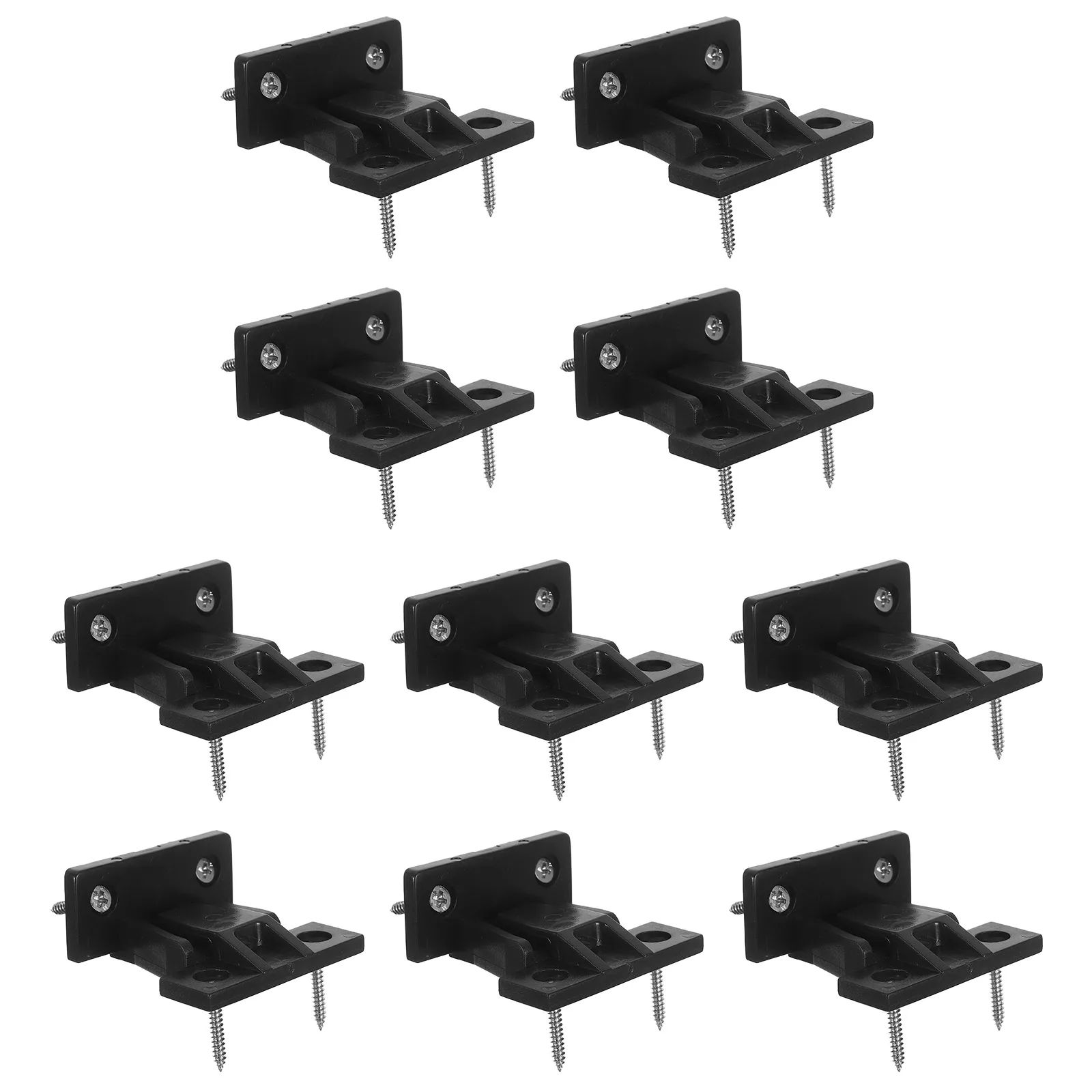 

10pcs Cabinet Connector Furniture Brackets Universal Corner Connectors Sectional Sofa Fasteners Plastic Stable