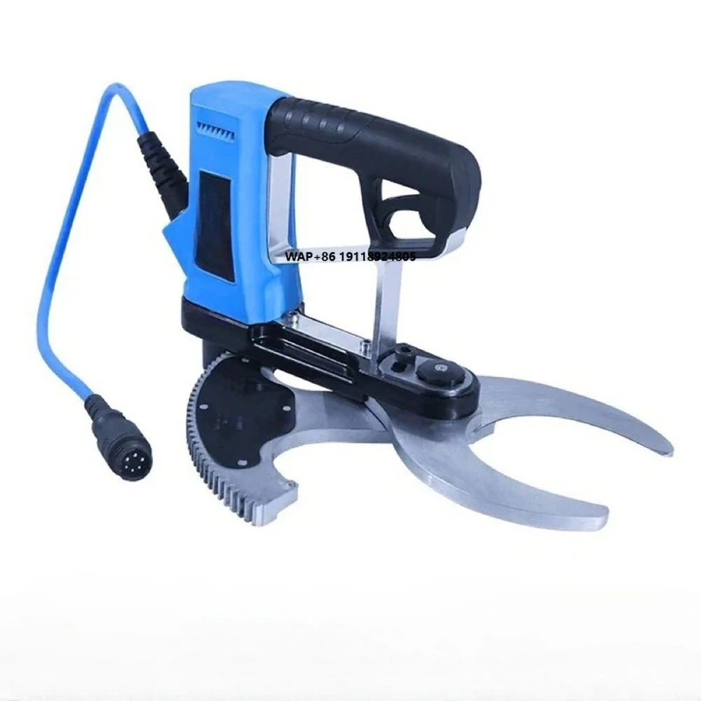 

Электрический садовый секатор со стальным лезвием для обрезки бамбука и веток деревьев, мощный инструмент для ухода за газоном на открытом воздухе