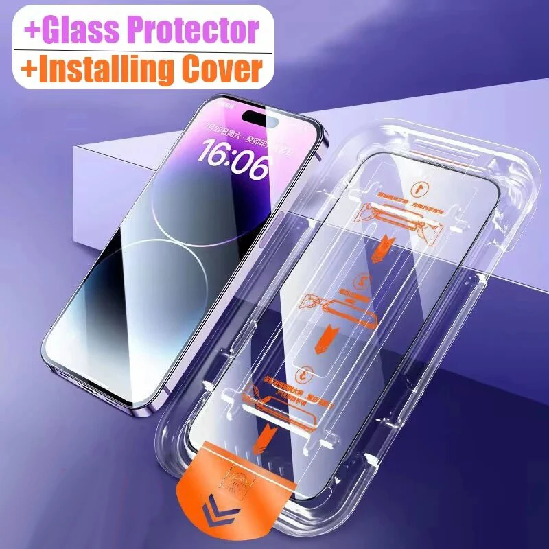 

5PCS Screen Protector For Samsung Galaxy S23 S22 Plus S24 FE S26 S25 Edge S21 S20 Ultra Dust Free Install Tempered Glass Film