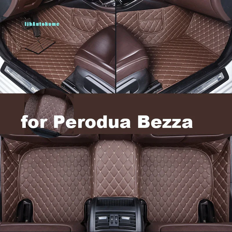 Autohome Car Floor Mats For Perodua Bezza 2016-2020 Year Upgraded Version Foot Coche Accessories Carpets customized