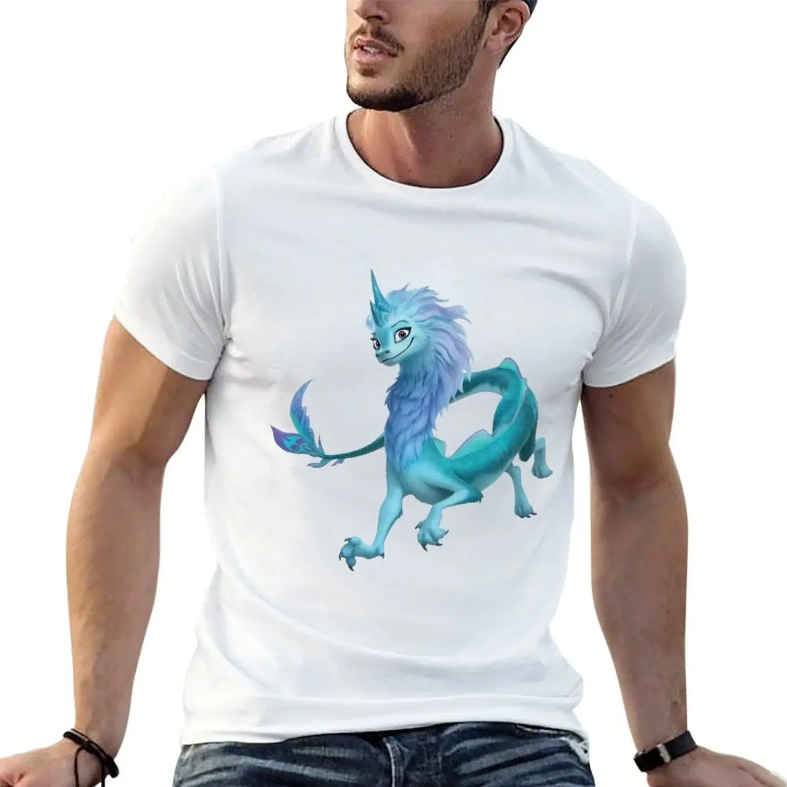 

Sisu The Last Blue Dragon T-Shirt anime clothes graphic t shirts oversized graphic tee designer shirts mens fashion