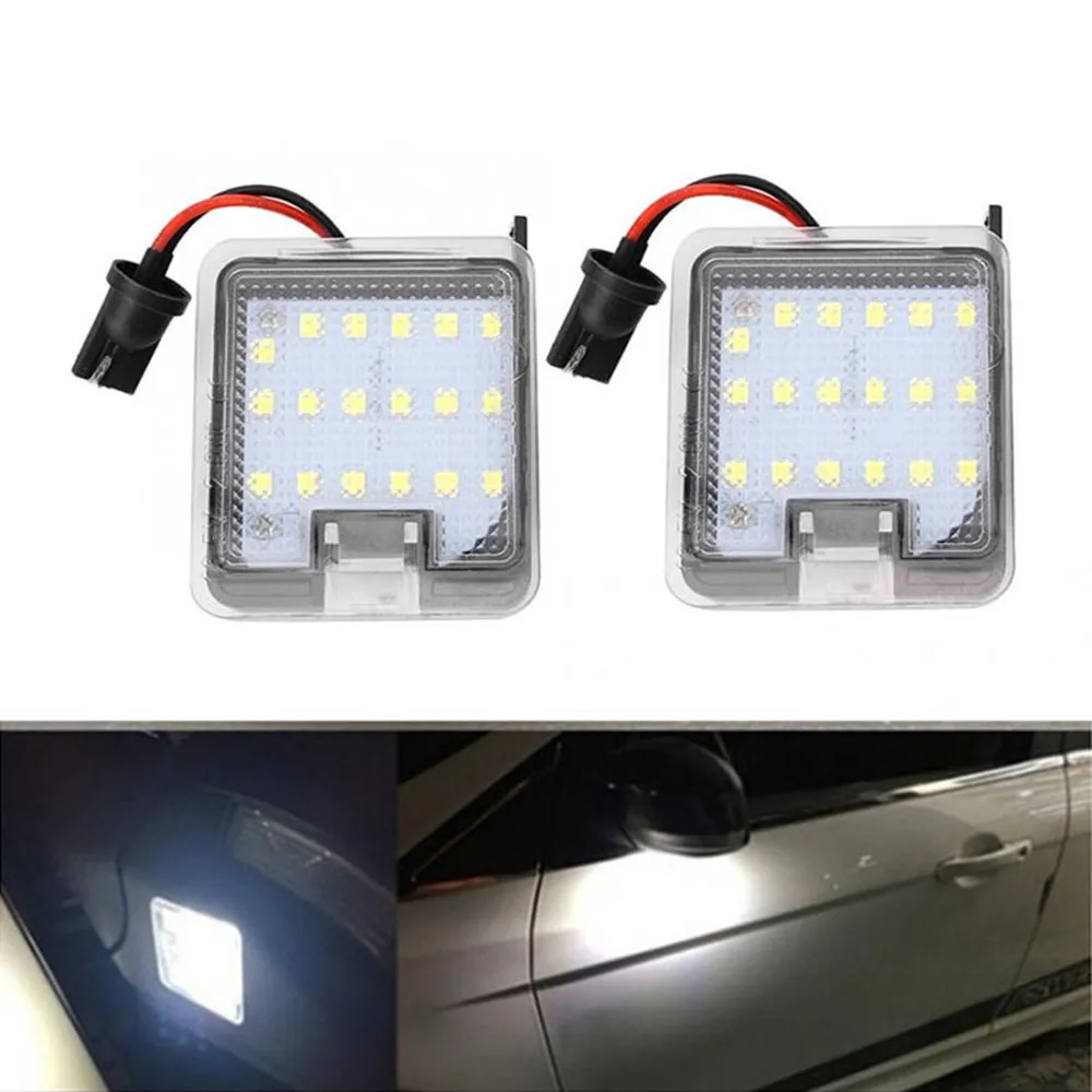 

2Pcs LED Under Side Mirror Puddle Lights For Mondeo MK4 Focus Kuga Dopo Escape C-Max Side Light