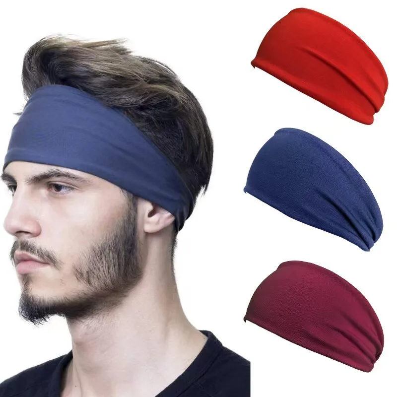 

2025 New Unisex Sports Headbands - Quick-Dry Gym Running Headwrap for Men Women, Non-Slip Sweatband for Yoga Workout Fitness