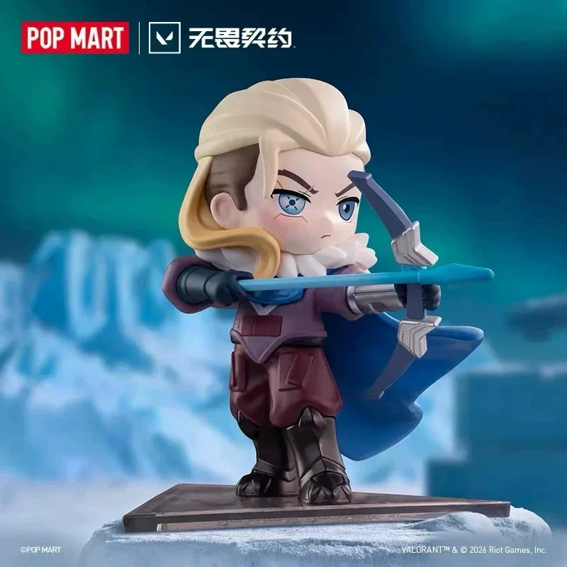 Genuine POPMART Valorant Classic Agent Series Blind Box Figurine Mystery Box Model Collectible Toy Desktop Ornament Gift view 3