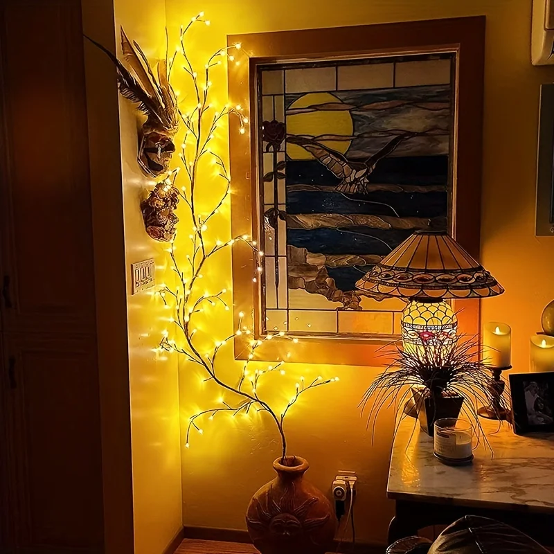 1PC 8 Modes Enchanted Willow Vine Lights 2
