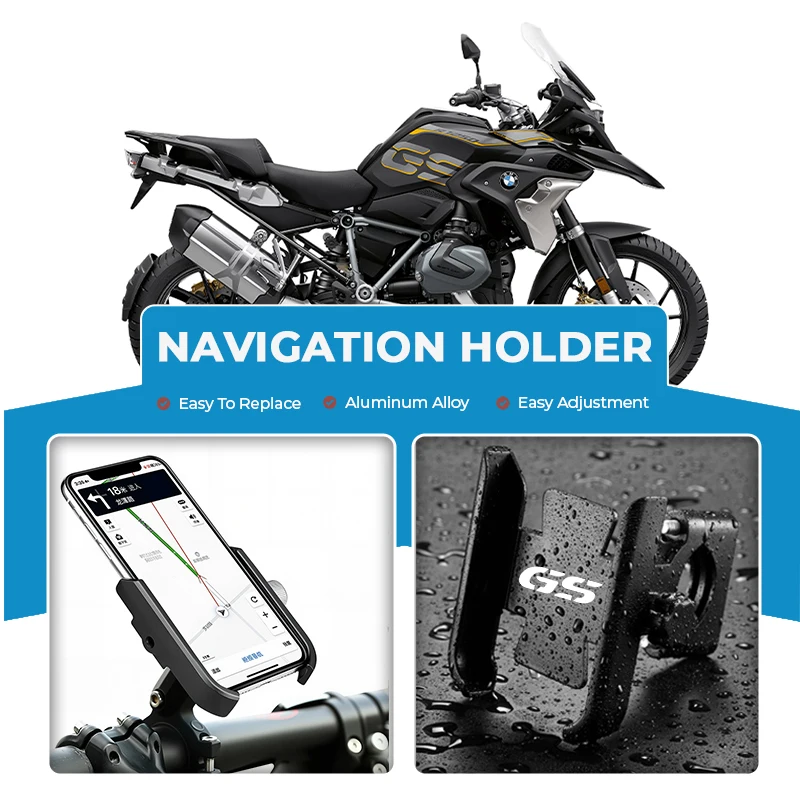 

Сплав мотоциклетный кронштейн для сотового телефона, крепление для зеркала, навигационная подставка для GS G310R HP-R1250 K1300R K1200GT K1300R K1300S GS