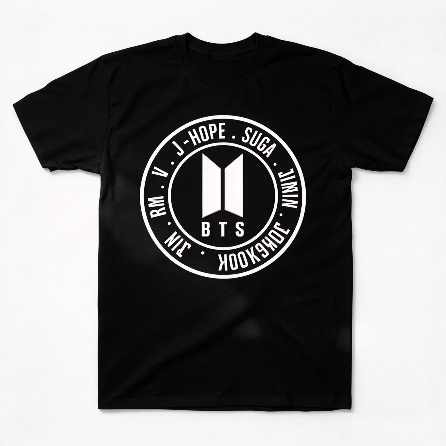 BTS Bangtan Boys ARMY T Shirt Unisex Short Sleeve Kpop Concert Fan Trendy Streetwear Music Festival Ins Y2k Tee