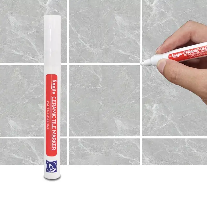 12 Color White Waterproof Tile Marker Grout Pen Kitchen Wall Seam Pen For Tiles Floor Bathroom Decontamination Seam Repair Tools