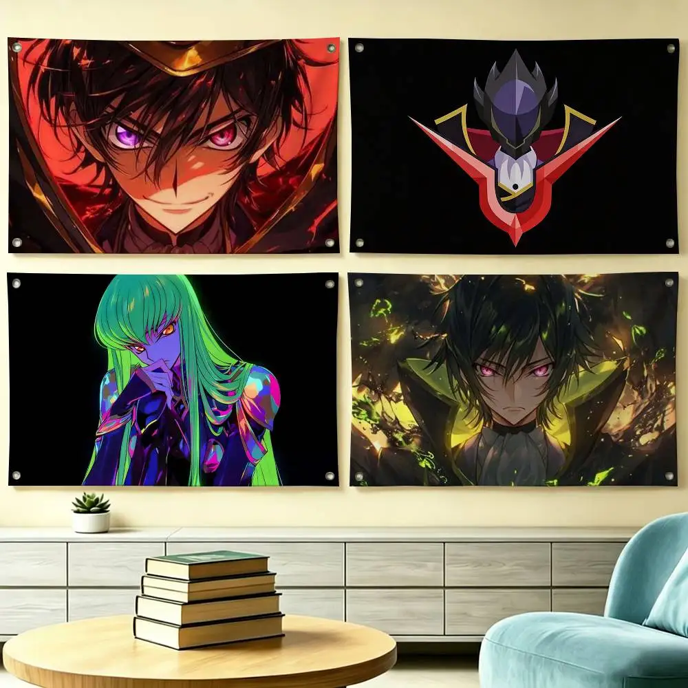 Popular Anime C-Code Geass Flag Suitable For Party Club Outdoor Interior Wall Decoration Banner Fans Gift
