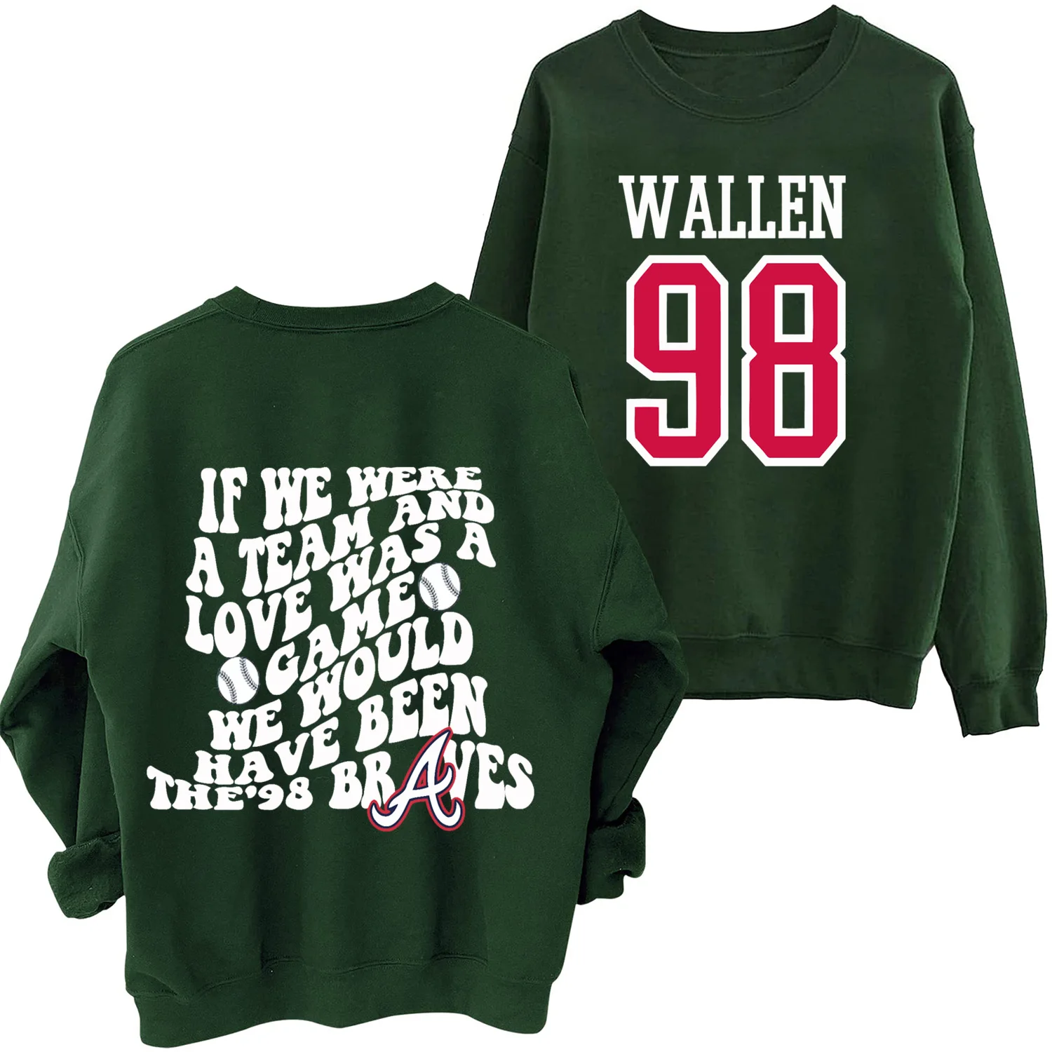 Morgan Wallen One Thing At A Time Sweatshirt Man Woman Harajuku Western Country Music Round Neck Long Sleeve Oversized