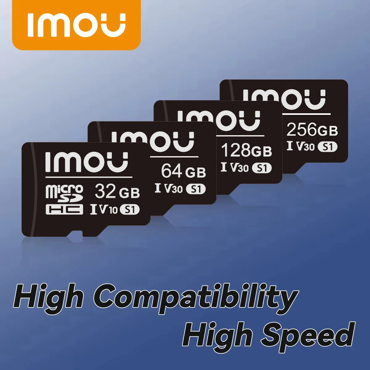 IMOU SD Memory Card for Surveillance 256GB 128GB 64GB 32GB Exclusive High Speed MicroSDXC Card