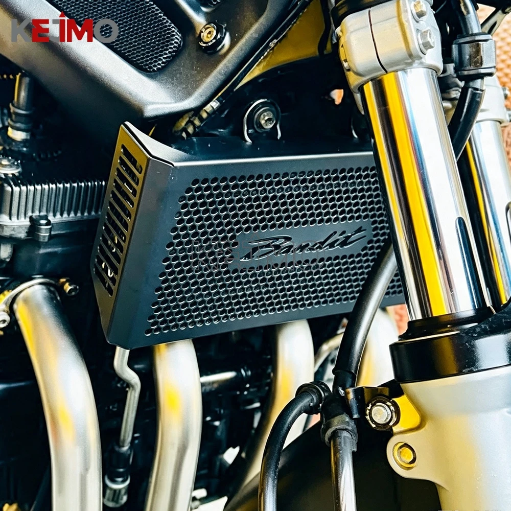 GSF650 GSF650S 1996-2006 For Suzuki Oil Cooler guard GSF 600 600S GSF600 Bandit Motorcycle Radiator Grille Guard Protector Cover