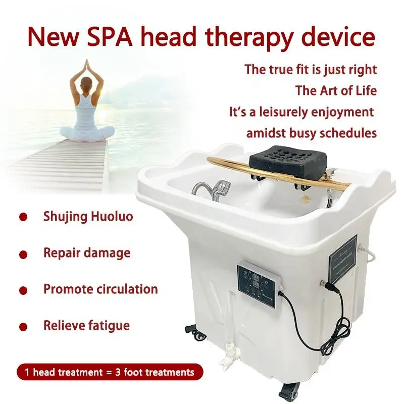 

2026 Smart Mobile Massage Shampoo Basin – Constant Temp Circulation Salon Chair