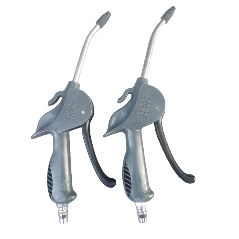 Air Blow Gun,High Flow Air Blower Gun for Compressor with Angled Bent Nozzle,Three Colors to Choose from,Short style