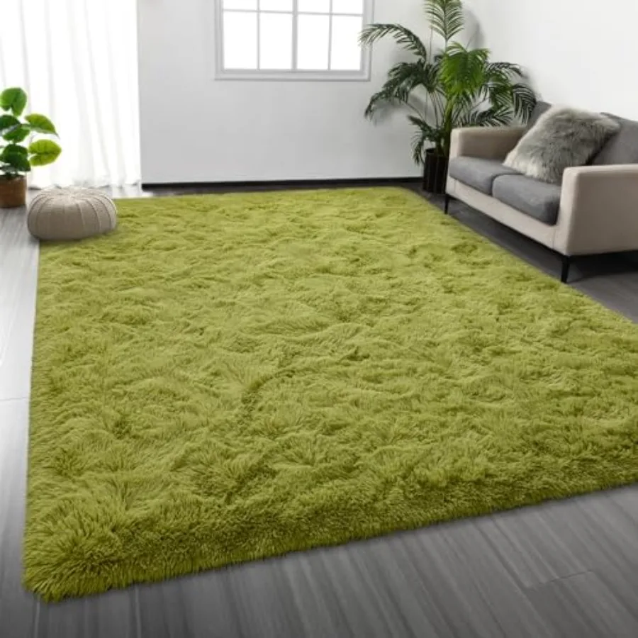 

Large Shag Area Rugs 6 x 9 Plush Fuzzy Rugs for Living Room Ultra Soft Fluffy Furry Rug for Bedroom Indoor Carpet Nursery Rugs