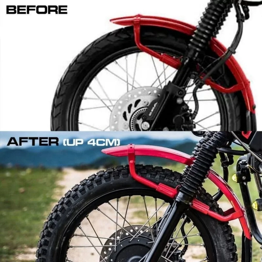 For Honda CT125 Motorbike Mudguard Riser Spacers Fender Height Adjustment Bracket Parts Raise fender, avoid scraping