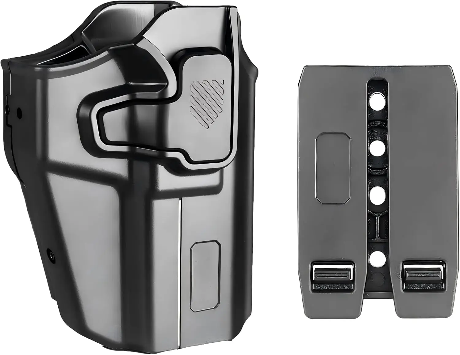 

KDTAC Universal General Multi Fit Holsters&Molle Adapter Fits more than 100 pistols handguns Universal OWB holster , Right Hand