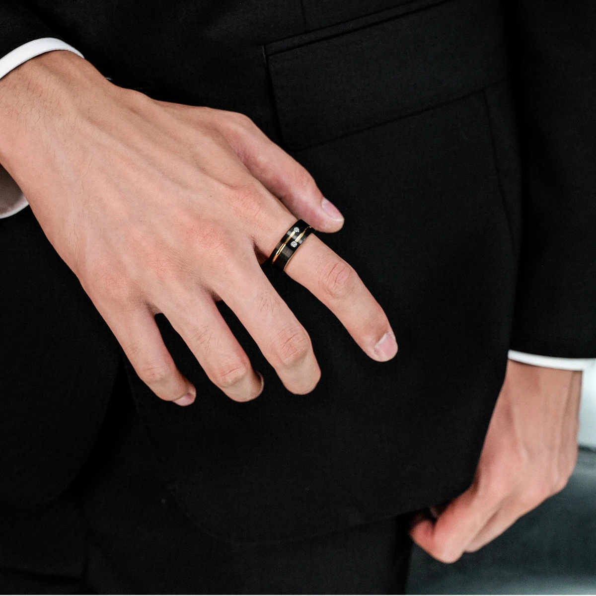 Moissanite Planet Rings for Men Women Tungsten Carbide Wedding Band Comfort Fit Jewelry , Customized